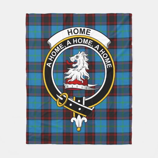 Clan Home Ancient Tartan Pset Fleece Deken (Voorkant)