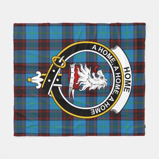 Clan Home Ancient Tartan Pset Fleece Deken (Voorkant (Horizontaal))
