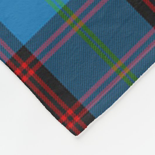 Clan Home Ancient Tartan Pset Fleece Deken (Hoek)