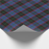 Clan Home Blue Green Black Red Schotland Cadeaupapier (Hoek)