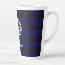 Clan Home Crest Badge en Tartan