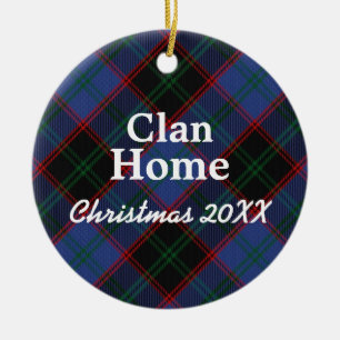Clan Home Hume Schotse Tartan Keramisch Ornament