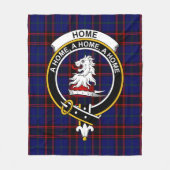 Clan Home Modern Tartan Fleece Deken (Voorkant)