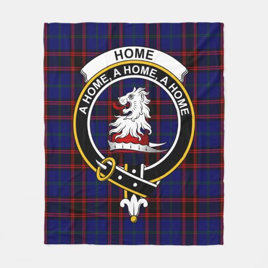 Clan Home Modern Tartan Fleece Deken (Voorkant)