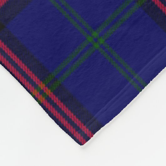 Clan Home Modern Tartan Fleece Deken (Hoek)