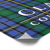 Clan Hope Colors of Scotland 2 Tartan Pset Poster (Hoek)
