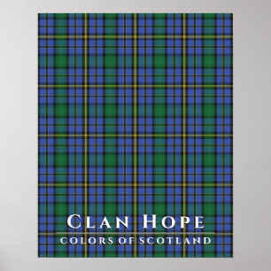 Clan Hope Colors of Scotland 2 Tartan Pset Poster
