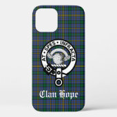 Clan Hope Crest Badge & Tartan Case-Mate iPhone Case (Achterkant)
