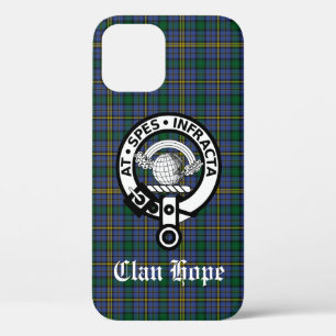 Clan Hope Crest Badge & Tartan Case-Mate iPhone Case