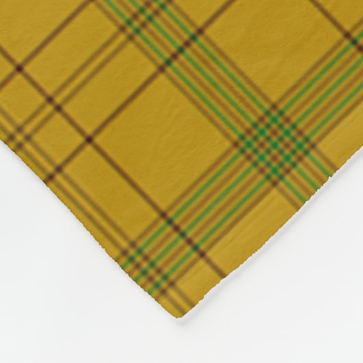 Clan Houston Tartan Pset Fleece Deken (Hoek)