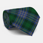 Clan Hughes Tartan Stropdas (Opgerold)