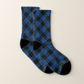 Clan Hume Tartan Royal Blue en Black Pset Sokken (Paar)