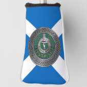 Clan Hunter Crest & Tartan Knot Golfheadcover (Draai 90)