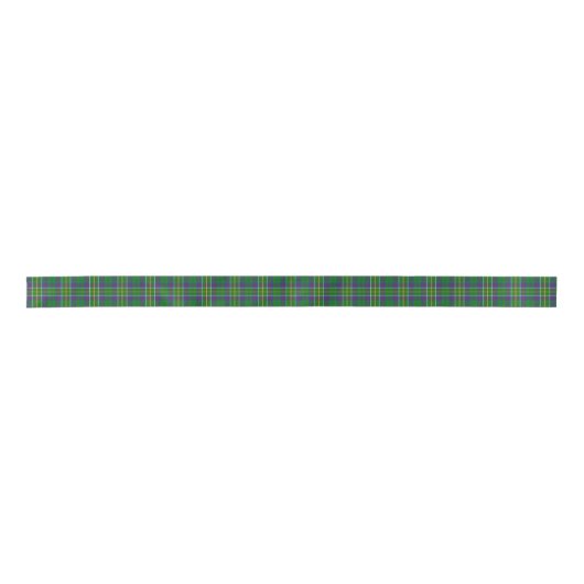 Clan Hunter Tartan Satijnen Lint (Voorkant)