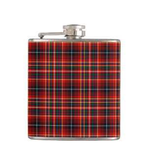 Clan Innes Bright Red Tartan Heupfles