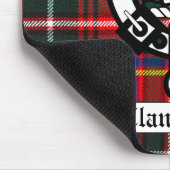 Clan Innes Crest Badge en Tartan Muismat (Hoek)