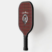 Clan Innes Crest Badge en Tartan Pickleball Paddle (Links)