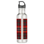 Clan Innes Crest Badge en Tartan Waterfles (Achterkant)