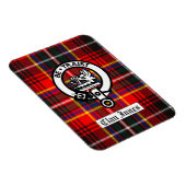 Clan Innes Crest Badge & Tartan Magneet (Rechterzijde)