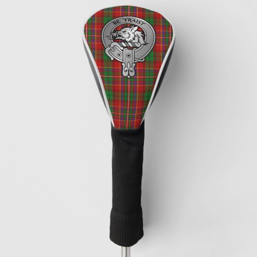 Clan Innes Crest & Tartan Golfheadcover (Voorkant)