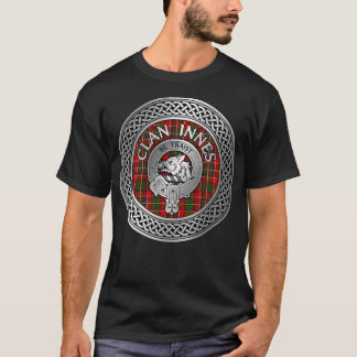 Clan Innes Crest Tartan Knot T-shirt