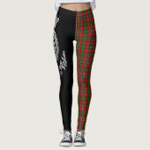 Clan Innes Crest & Tartan Leggings (Voorkant)