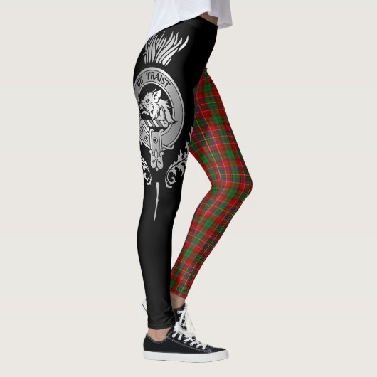 Clan Innes Crest & Tartan Leggings (Rechts)
