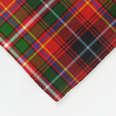 Clan Innes of Moray Tartan Pset Fleece Deken (Hoek)