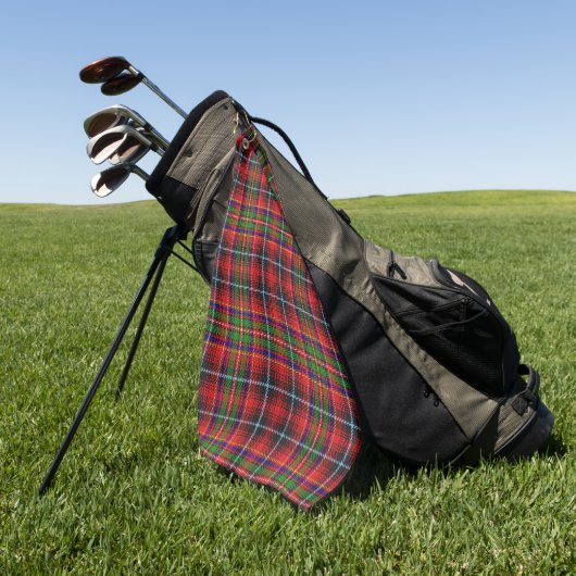 Clan Innes Scottish Tartan Golfhanddoek (Groen)
