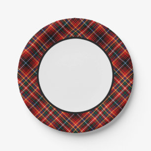 Clan Innes Tartan Border Papieren Bordje