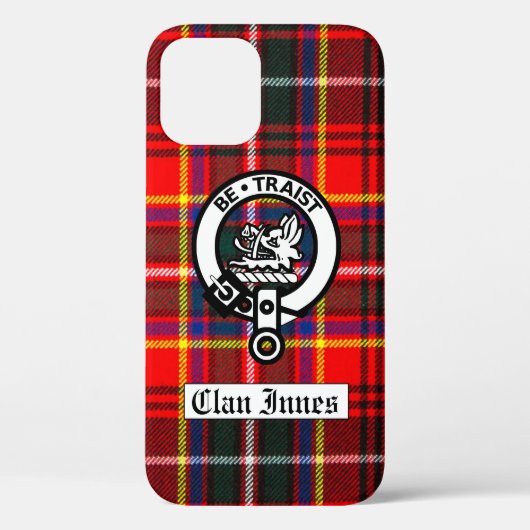 Clan Innes Wapen en Tartan Case-Mate iPhone Case (Achterkant)