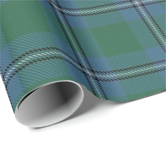 Clan Irvine Irwin Scottish Tartan Cadeaupapier (Rol Hoek)