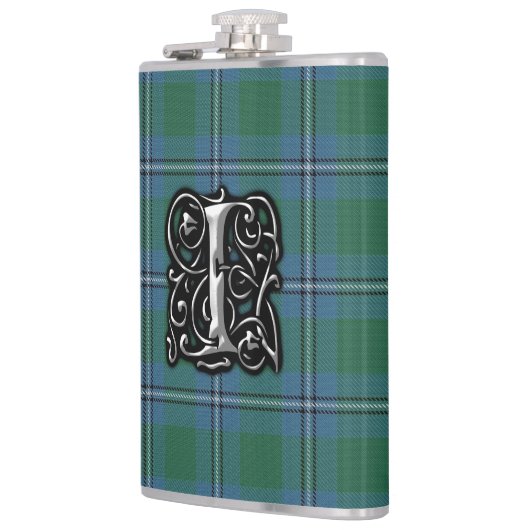Clan Irvine Irwin Tartan Old Scotland Flask Heupfles (Links)