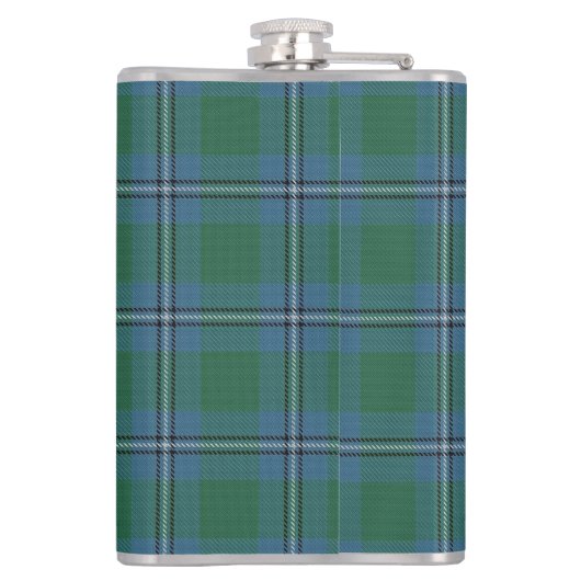 Clan Irvine Irwin Tartan Old Scotland Flask Heupfles (Achterkant)