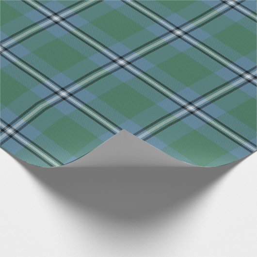 Clan Irvine of Drum Tartan Cadeaupapier (Hoek)