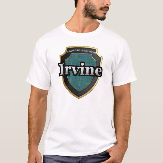 Clan Irvine Scotland Tartan Dynasty T-shirt (Voorkant)
