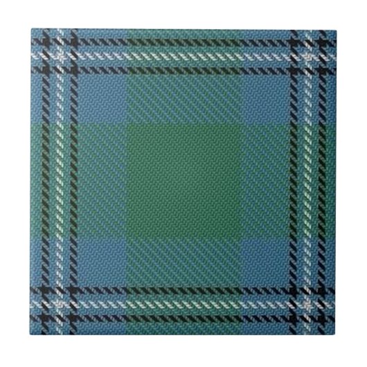 Clan Irvine Scottish Expressions Tartan Tegeltje (Voorkant)