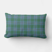 Clan Irvine Tartan Light Blue en Green Pset