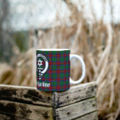 Clan Jardine Crest Badge en Tartan Koffiemok