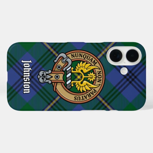 Clan Johnston Crest Case-Mate iPhone Case (Achterkant (horizontaal))