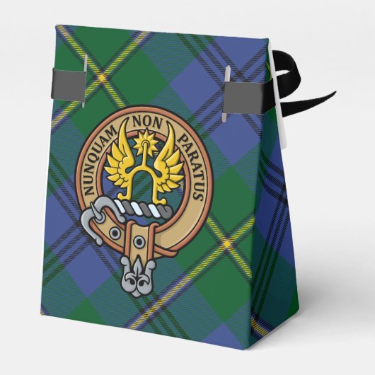 Clan Johnston Crest Favor Box Bedankdoosjes (Achterkant)