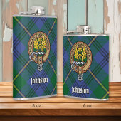 Clan Johnston Crest Flask Heupfles
