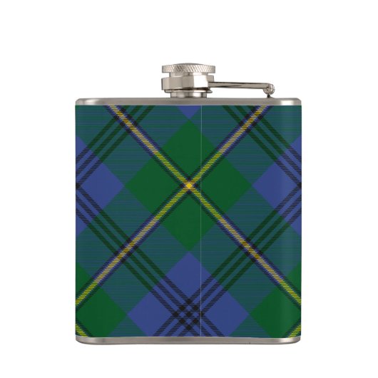 Clan Johnston Crest Flask Heupfles (Achterkant)