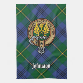 Clan Johnston Crest Kitchen Towel Theedoek