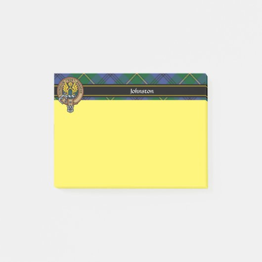 Clan Johnston Crest Post-it Notes (Voorkant)