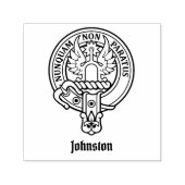 Clan Johnston Crest Self-inking Stamp Zelfinktende Stempel (Design)