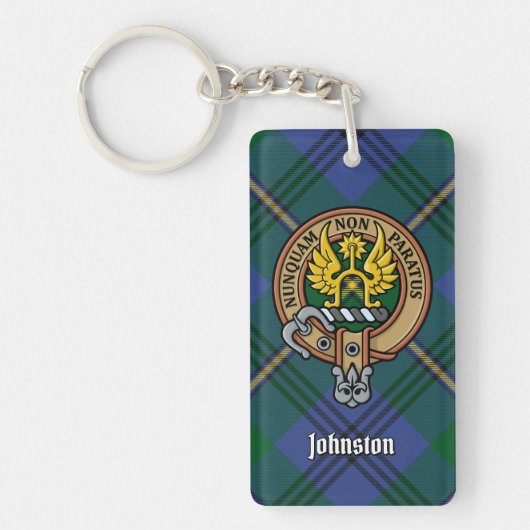 Clan Johnston Crest Sleutelhanger (Voorkant)