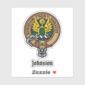 Clan Johnston Crest Sticker (Vel)
