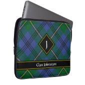 Clan Johnston-laptophoes Laptop Sleeve (Voorkant Rechts)