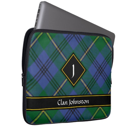 Clan Johnston-laptophoes Laptop Sleeve (Voorkant Rechts)